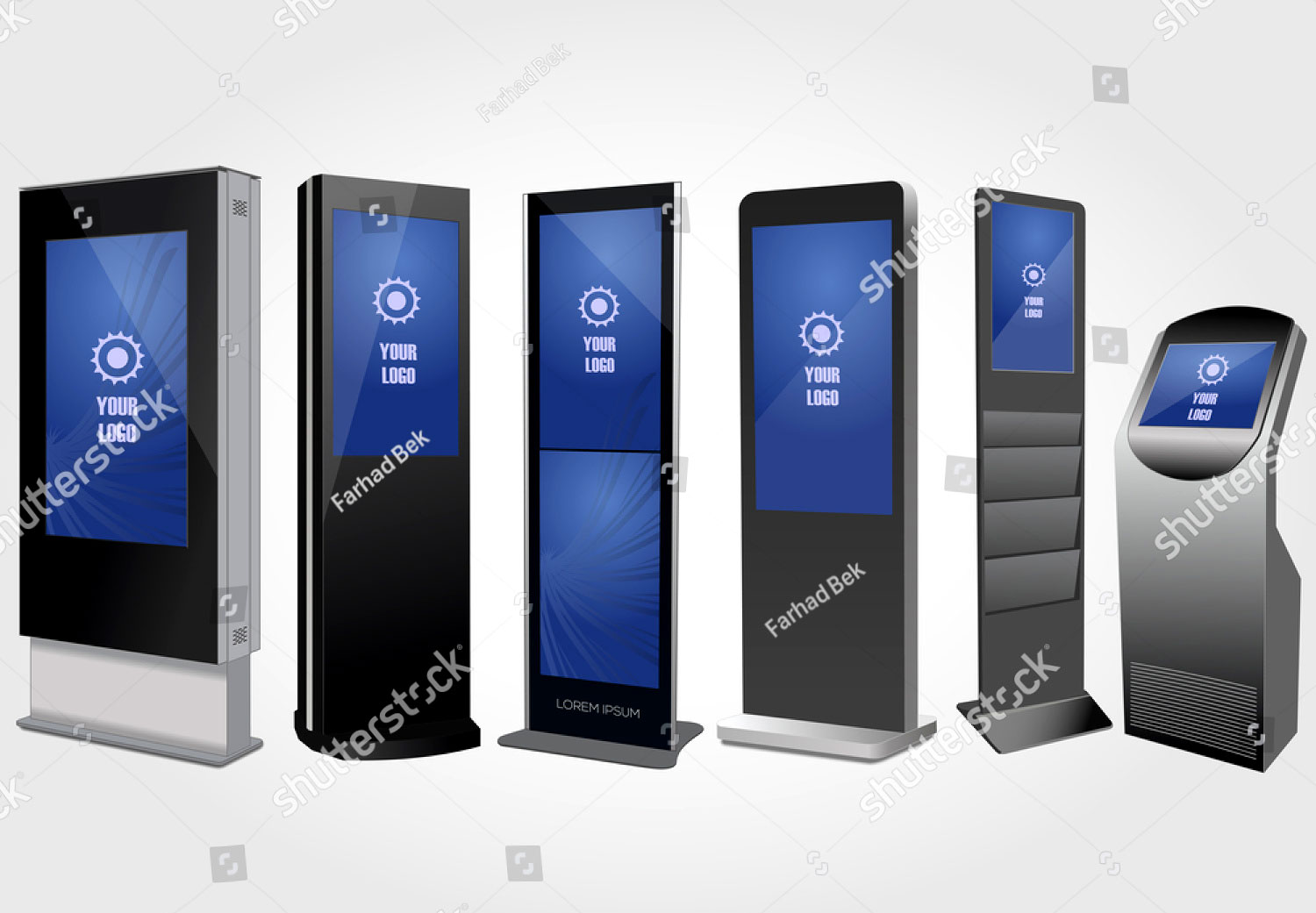 stock-vector-set-of-promotional-interactive-information-kiosk-advertising-display-terminal-stand-touch-screen-646887313